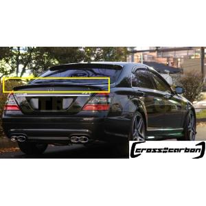 BENZ メルセデス ベンツ W221 Sクラス セダン用 Loタイプ トランクスポイラー ABS製...
