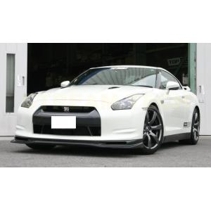 NISSAN 日産 R35 GT-R用 JDMタイプ ダクト付き カーボン フロントスポイラー リッ...