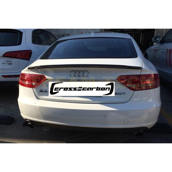 AUDI アウディ B8 8T A5 S5 スポーツバック用 FRP トランクスポイラー リアスポイ...