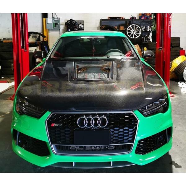 AUDI アウディ C7 4G A7 S7 RS7 スポーツバック用 天窓 ダクト付き カーボン ボ...