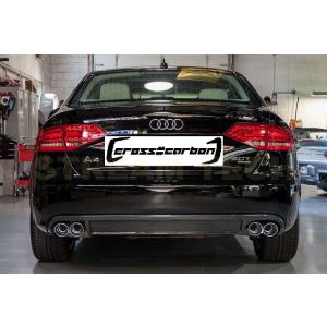 AUDI アウディ B8 A4 ノーマルモデル 前期用 S4 スポーツタイプ カーボン リアディフュ...