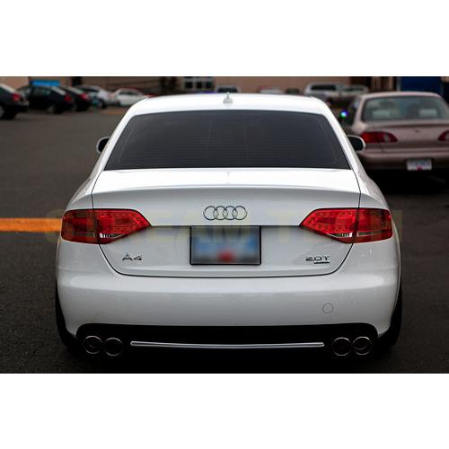 AUDI アウディ B8 A4 ノーマルモデル 前期用 S4 スポーツタイプ リアディフューザー 左...