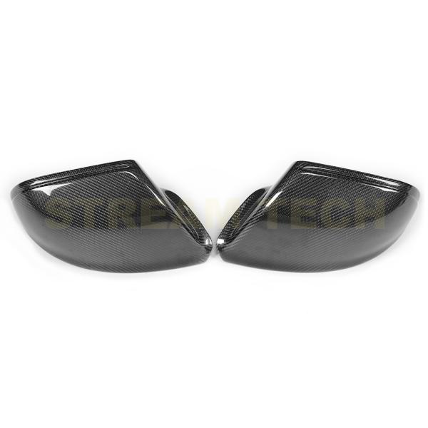 AUDI アウディ Q5 Q7用 カーボン ミラーカバー 交換式 サイドミラーカバー ドアミラーカバ...