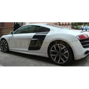 AUDI アウディ R8 07〜16年用 カーボン サイドパネル 交換式 ドアフェンダー サイドフェ...