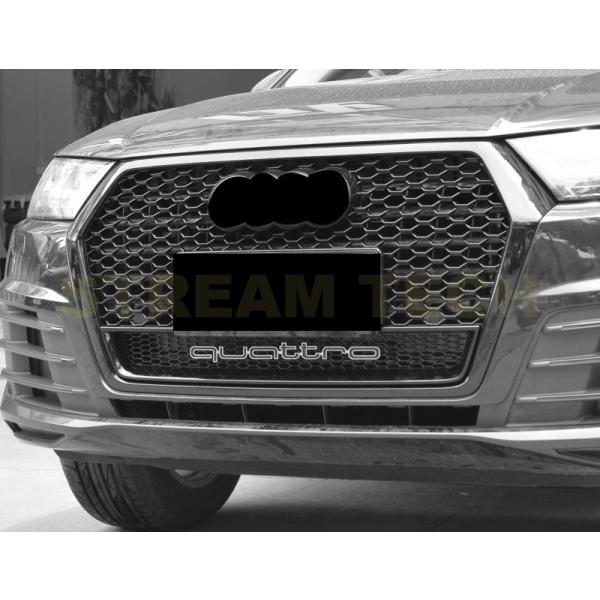AUDI アウディ 4M Q7 SQ7 前期用 RSタイプ ハニカムグリル 2種類有 センターグリル...