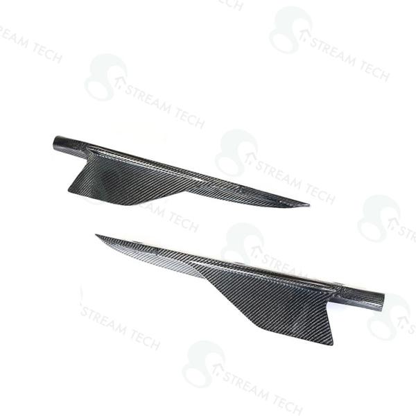 ◆アウディ 4S R8 2016y-2019y カーボンサイドスプリッターセット/アンダーリップ/サ...