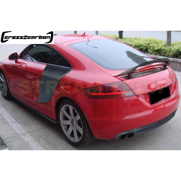 AUDI アウディ 8J TT ノーマル 前期用 カーボン サイドスカート サイドスポイラー サイド...