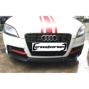 AUDI アウディ 8J TT Sライン TTS用 RSタイプ カーボン フロントスポイラー リップ...