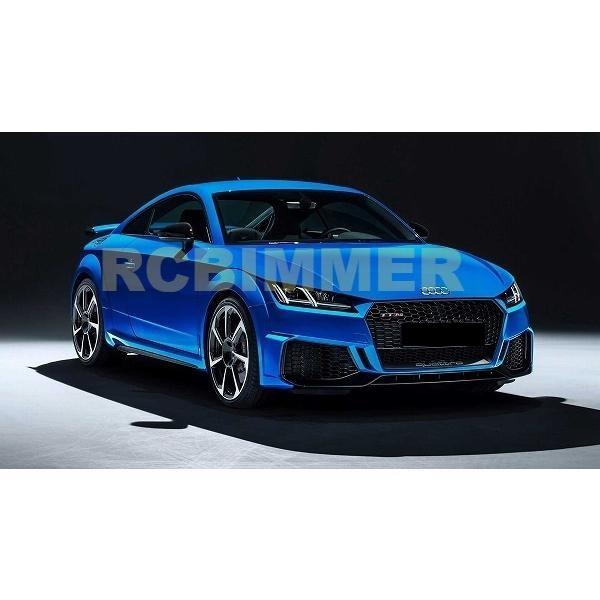 AUDI アウディ 8S TT TTS TTRS用 RSタイプ ハニカムグリル オールブラック セン...