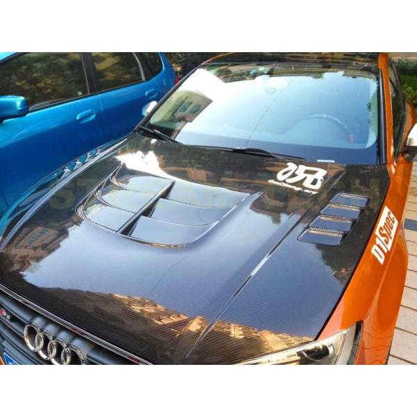 AUDI アウディ 8V A3 S3 RS3 前期用 RSタイプ ダクト付き カーボン ボンネット ...