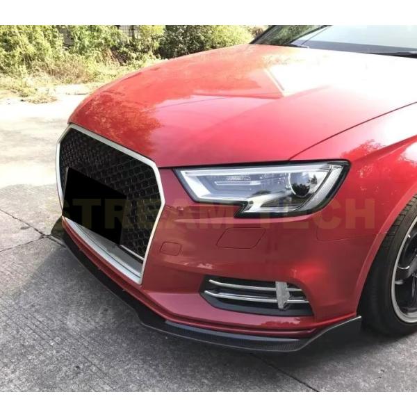 AUDI アウディ 8V A3 セダン 後期用 RSタイプ カーボン フロントスポイラー リップスポ...