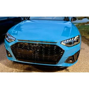 AUDI アウディ B9.5 8W A4 S4 後期用 RSタイプ ハニカムグリル 2種類有 センタ...