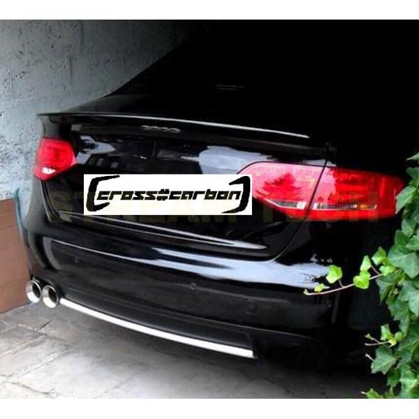 AUDI アウディ B8 A4 ノーマルモデル 前期用 S4 スポーツタイプ リアディフューザー 2...