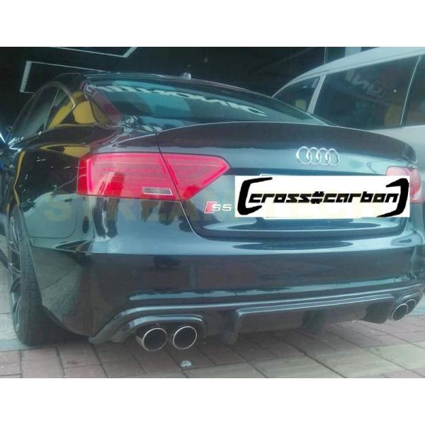 AUDI アウディ B8 8T A5 Sライン S5 後期用 MLデザイン カーボン リアディフュー...