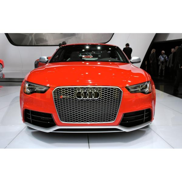 AUDI アウディ B8 8T A5 S5 後期用 RSタイプ ハニカムグリル オールシルバー セン...
