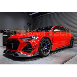 AUDI C8 RS6 アバント用 ブラックシ...の詳細画像4