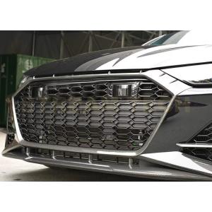 AUDI アウディ C8 RS6 アバント用 DTMタイプ ドライカーボン フロントグリルカバー セ...