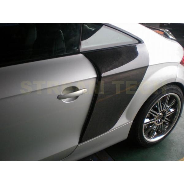 AUDI アウディ 8J TT TTS TTRS用 R8タイプ カーボン サイドパネル フェンダーパ...