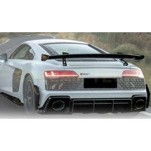 AUDI アウディ 4S R8 クーペ用 パフォーマンスタイプ ドライカーボン GTウイング リアウ...