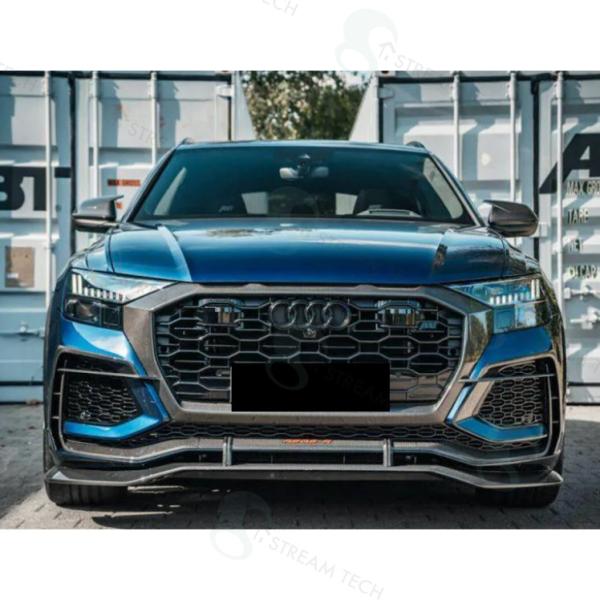 ◆アウディ 2020y~24y RSQ8 アブト仕様 カーボンフロントスポイラー/RS/Q8/SQ/...