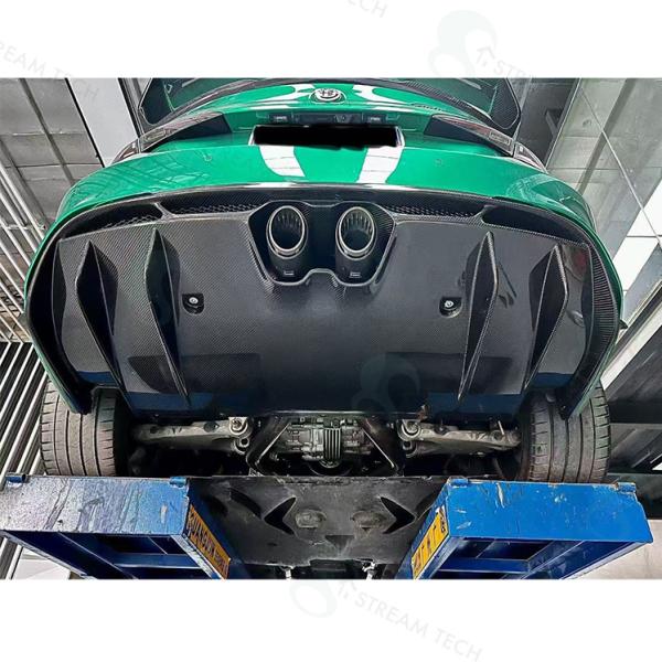 Alfa Romeo ドライカーボン◆アルファロメオ ジュリア GTAm仕様 リアバンパー+ディフュ...