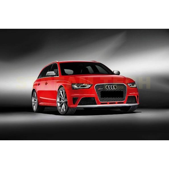 AUDI アウディ B8 A4 S4 後期用 RSルック フロントバンパーセット PPウレタン製 バ...