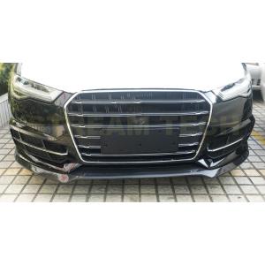 AUDI アウディ C7 4G A6 Sライン S6 後期用 カーボン フロントスポイラー リップス...