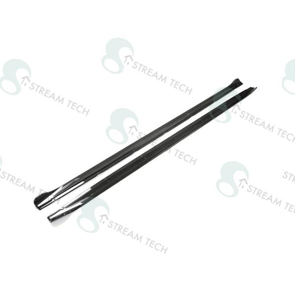 AUDI アウディ エリートデザイン  8V A3 / S3 4D 5Dモデル用 カーボンサイドスカ...