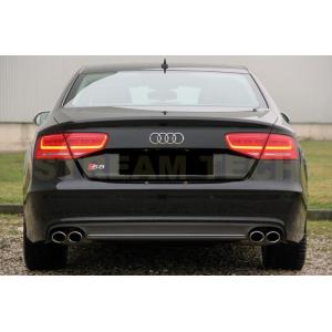 AUDI アウディ A8 ベースセダン用 S8タイプ リアディフューザー 4本出し リアリップ リア...