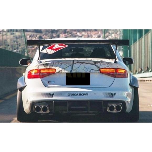 AUDI アウディ B8 A4 Sライン S4 前期用 ENLAEタイプ カーボン リアディフューザ...