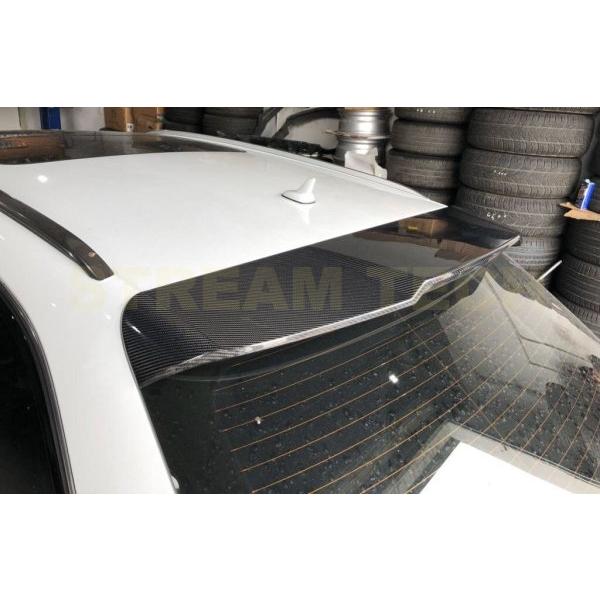 AUDI アウディ C7 4G A6 アバント用 RSタイプ カーボン ルーフスポイラー リアルーフ...