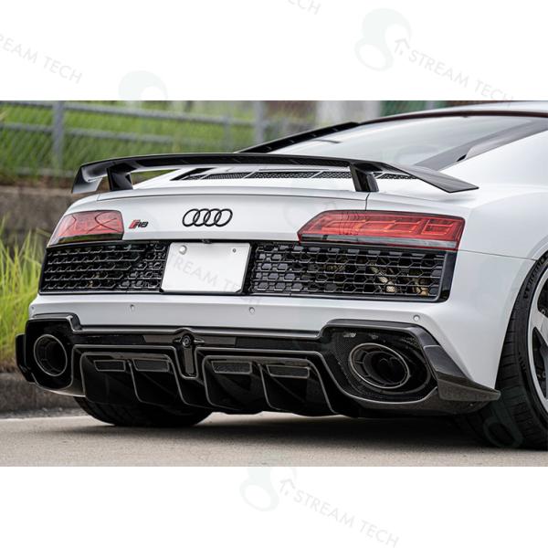 ドライカーボン◆アウディ 2020y~2025y Capris仕様 カーボンディフューザ−/カーボン...