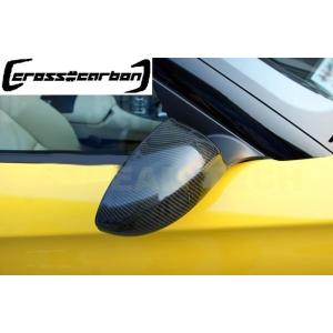 BMW E89 Z4用 カーボン ミラーカバー 貼り付け式 サイドミラーカバー ドアミラーカバー バ...