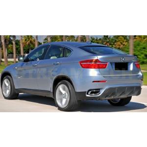 BMW E71 X6用 DTMタイプ カーボン リアディフューザー リアアンダースポイラー リアアン...