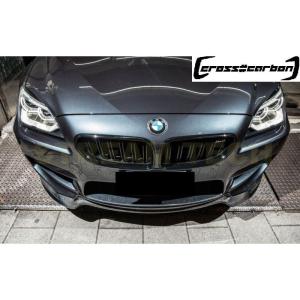 BMW F06 F12 F13 6シリーズ用 M6タイプ マットブラック キドニーグリル