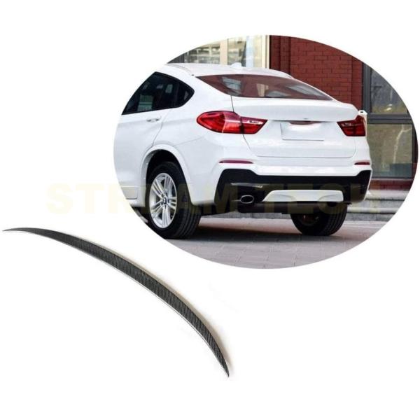 BMW F26 X4用 Mタイプ カーボン トランクスポイラー リアスポイラー チンスポイラー リア...