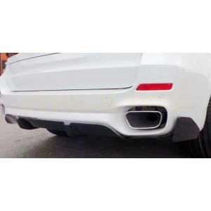 BMW F15 X5 Mスポーツ用 パフォーマンスタイプ カーボン リアスプリッター バンパースプリ...