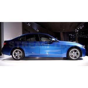 BMW F30 F31 3シリーズ用 Mスポーツタイプ サイドステップ PPウレタン製 サイドスカー...