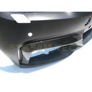 BMW F32 F33 F36 4シリーズ Mスポーツ用 カーボン フロントカナード バンパーフリッ...