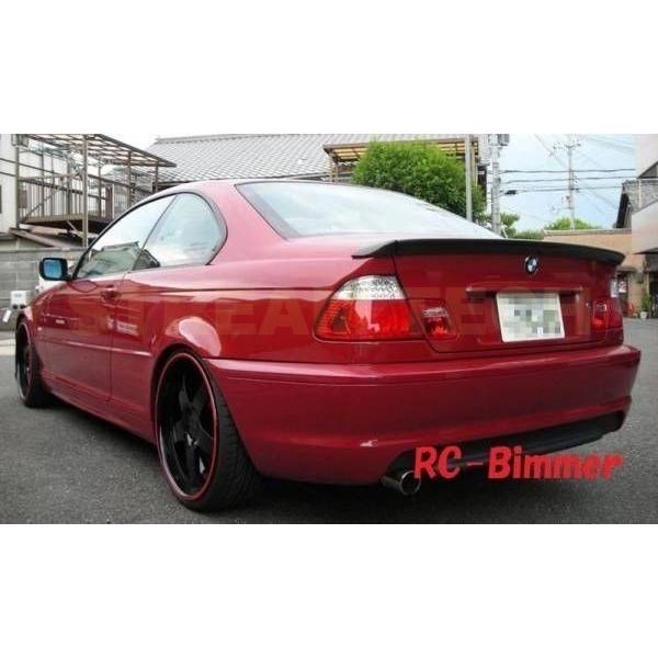 BMW E46 3シリーズ M3 クーペ用 ACSタイプ カーボン トランクスポイラー 3ピース リ...