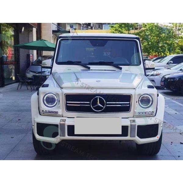 ベンツ W463 Gクラス ゲレンデ用 エンジェルリングインナーブラックヘッドライトセット メルセデ...