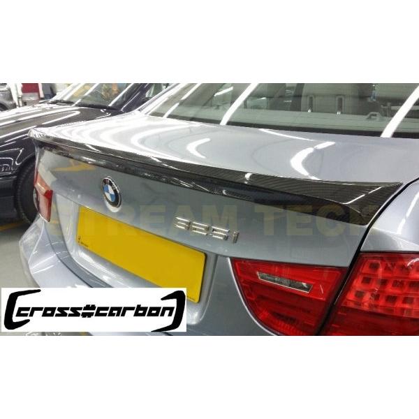BMW E90 3シリーズ セダン用 Mスポーツタイプ カーボン トランクスポイラー リアスポイラー...