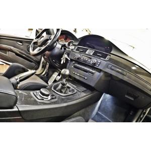 BMW E92 E93 M3用 リアルカーボン インテリアパネル 10点セット インパネ カーボンパ...