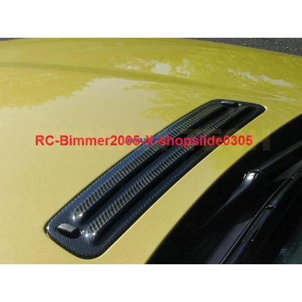 BMW E46 M3用 カーボン ボンネット ダクトカバー カーボンカバー エアロガーニッシュ カー...