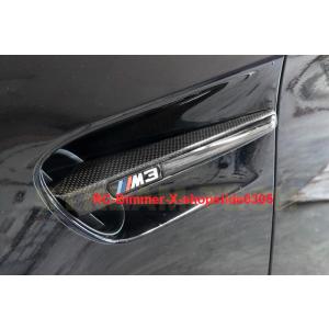 BMW E90 E92 E93 M3用 ドライカーボン サイドマーカーカバー 貼り付け式 左右2点セ...