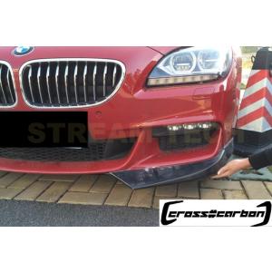 BMW F06 F12 F13 6シリーズ Mスポーツ用 ACSタイプ カーボン フロントスプリッタ...
