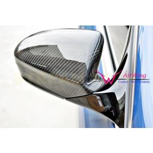 BMW F10 M5 F06 F12 F13 M6用 リアルカーボン ミラーカバー 貼り付け式 サイ...