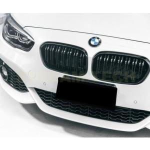 BMW F20 1シリーズ 後期 LCI用 Mパフォーマンスタイプ 艶有ブラック キドニーグリル フ...