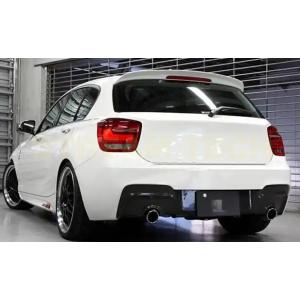 BMW F20 1シリーズ Mスポーツ 前期用 社外2本出しタイプ カーボン リアディフューザー リ...