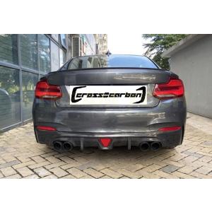 BMW F22 F23 2シリーズ Mスポーツ用 4本出しタイプ LED ストップランプ付き カーボ...